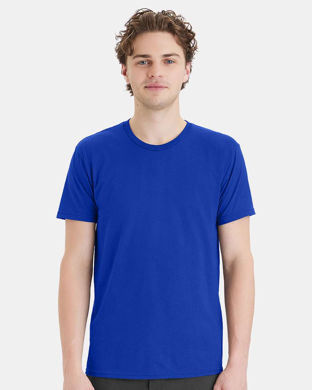 Unisex Perfect-T DTG T-Shirt - OnModelFront - B11400883 - Deep Royal