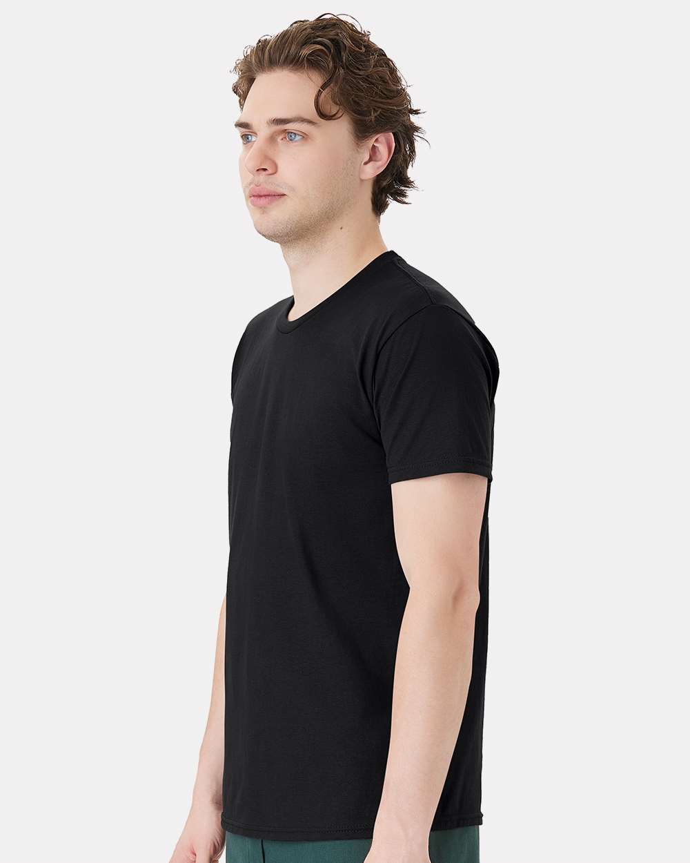 Unisex Perfect-T DTG T-Shirt - OnModelSide - B11400503 - Black