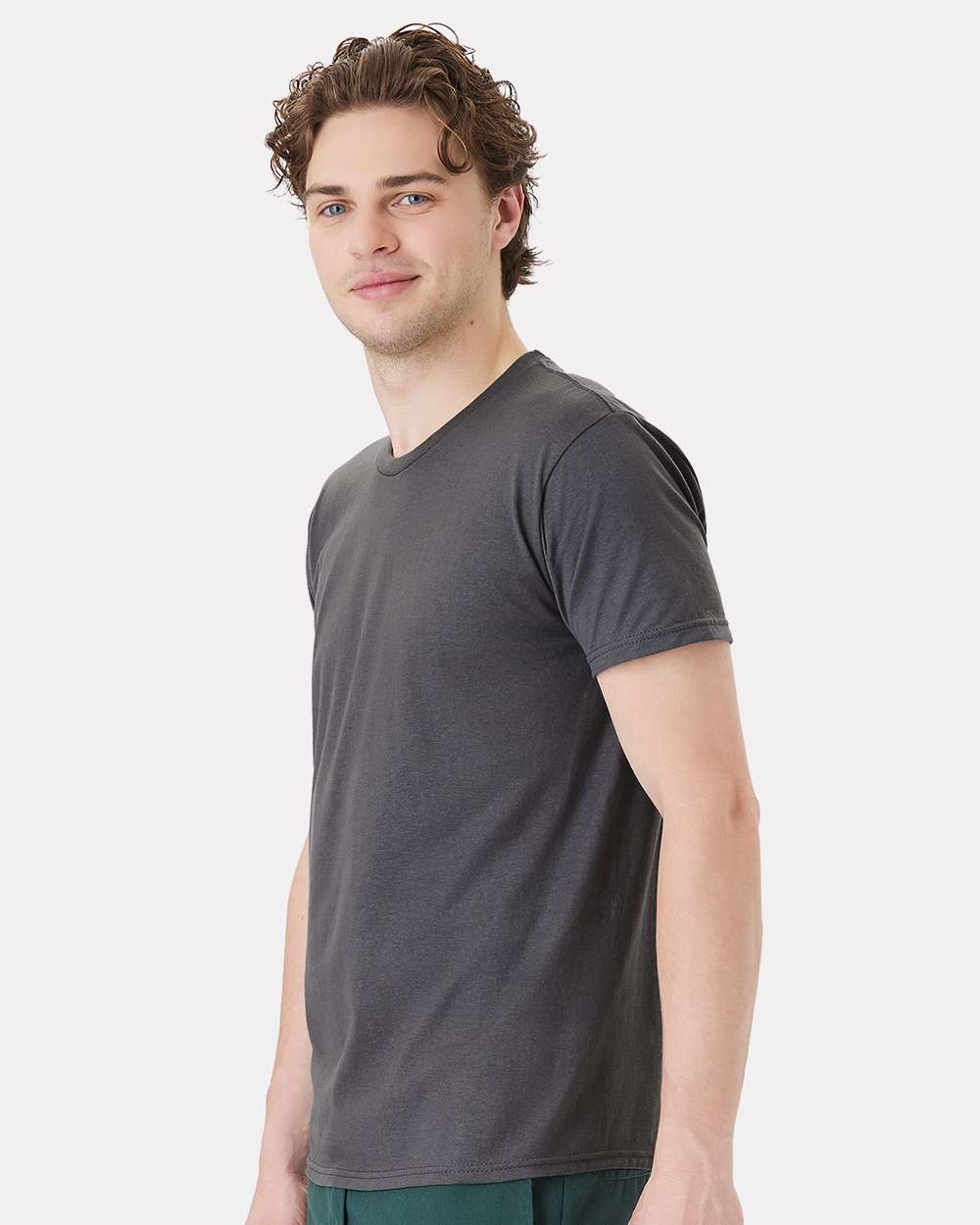 Unisex Perfect-T DTG T-Shirt - OnModelSide - B11400513 - Smoke Grey