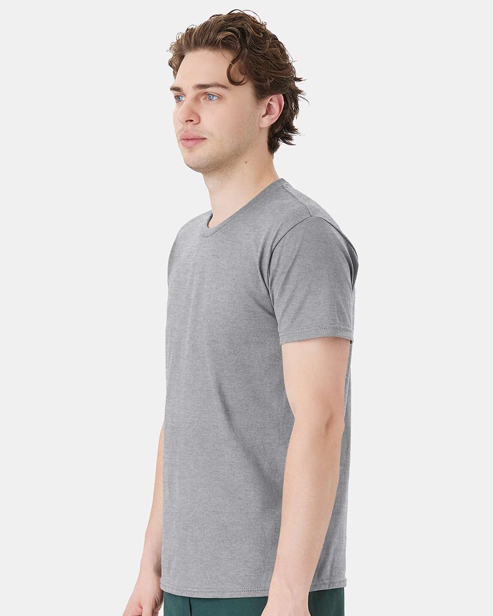 Unisex Perfect-T DTG T-Shirt - OnModelSide - B11400583 - Light Steel