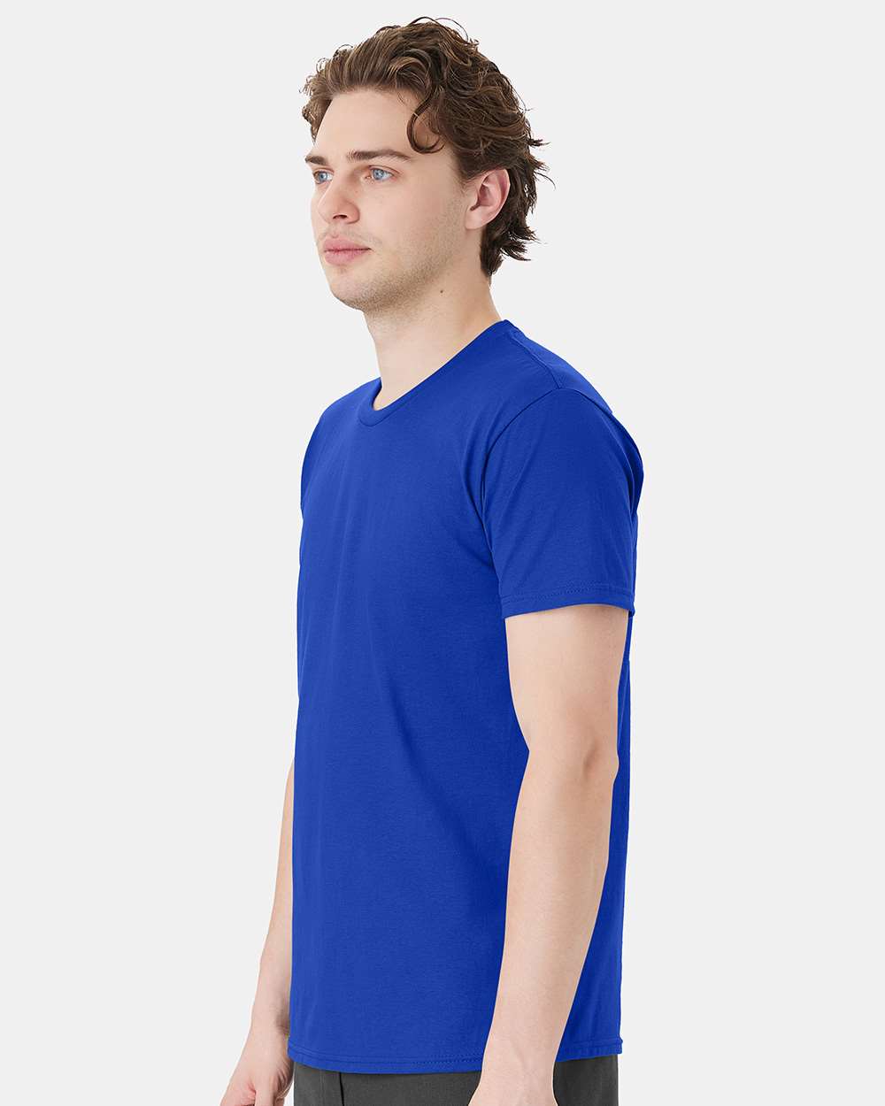 Unisex Perfect-T DTG T-Shirt - OnModelSide - B11400883 - Deep Royal