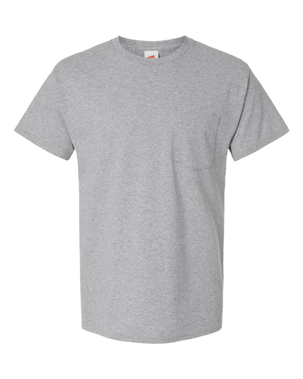 Essential-T Pocket T-Shirt - Front - B11600583 - Light Steel