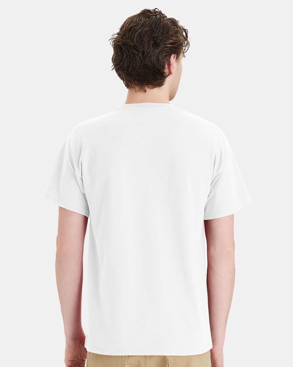 Essential-T Pocket T-Shirt - OnModelBack - B11600003 - White