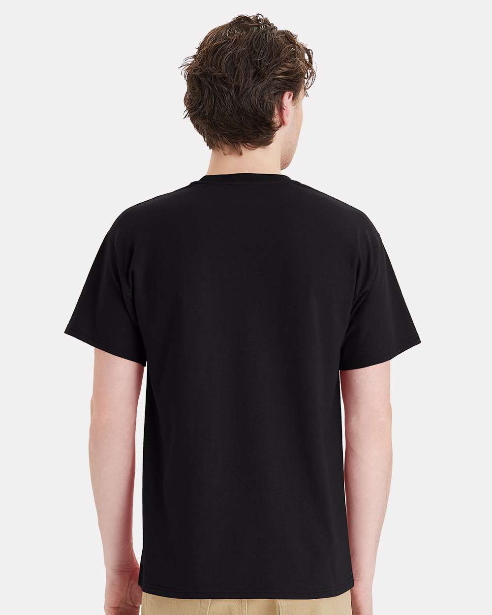 Essential-T Pocket T-Shirt - OnModelBack - B11600503 - Black