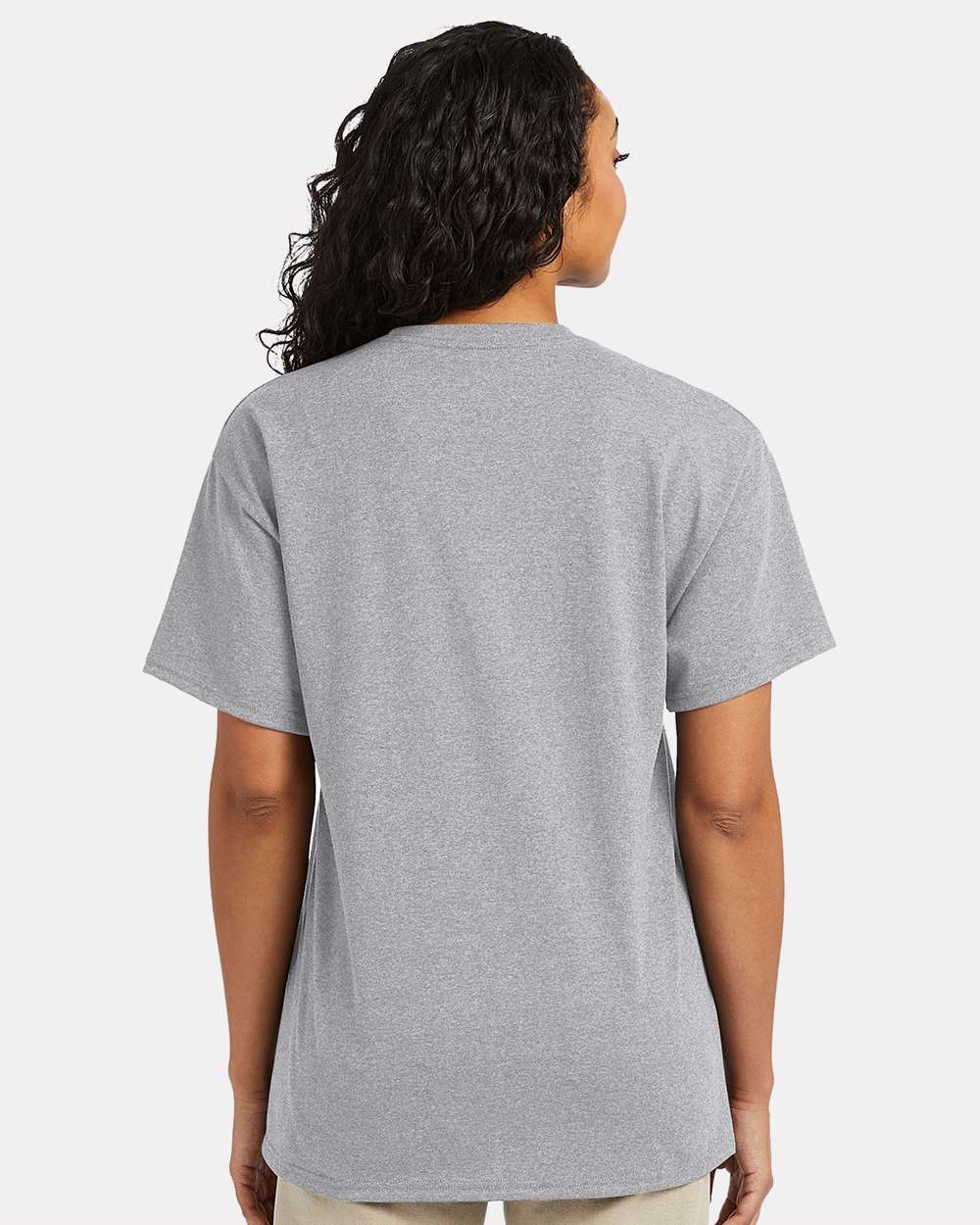 Essential-T Pocket T-Shirt - OnModelBack - B11600583 - Light Steel