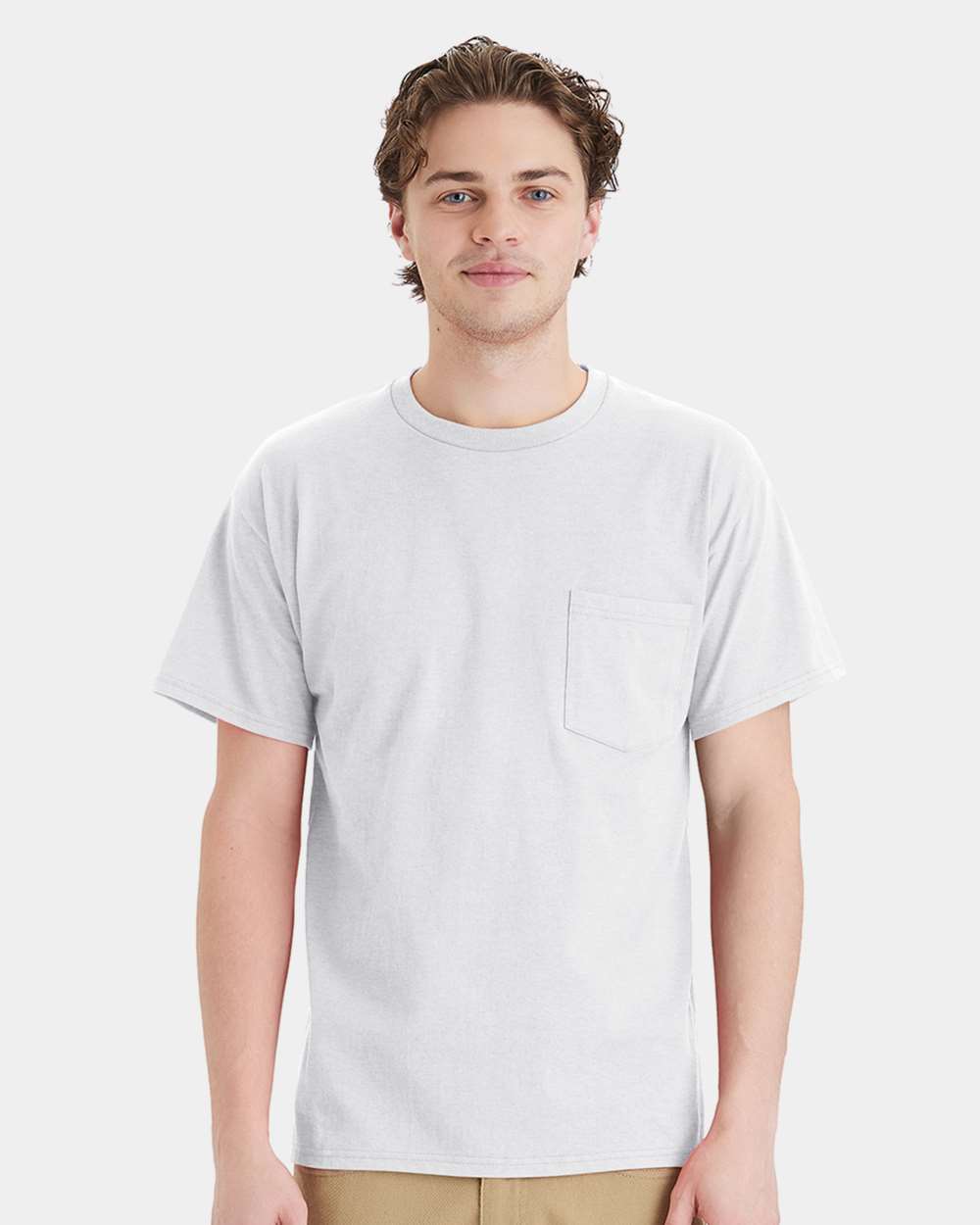 Essential-T Pocket T-Shirt - OnModelFront - B11600023 - Ash
