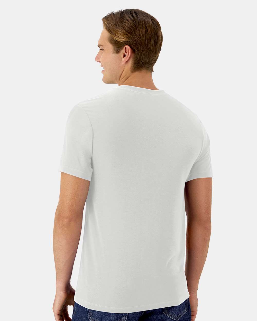 Unisex Cool DRI® Cotton Touch T-Shirt - OnModelBack - B10000003 - White