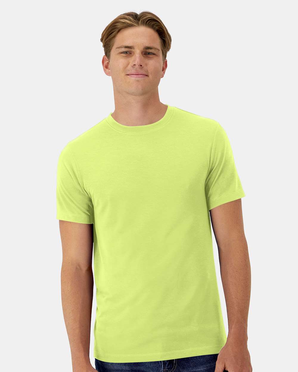 Unisex Cool DRI® Cotton Touch T-Shirt - OnModelFront - B10000163 - Safety Green