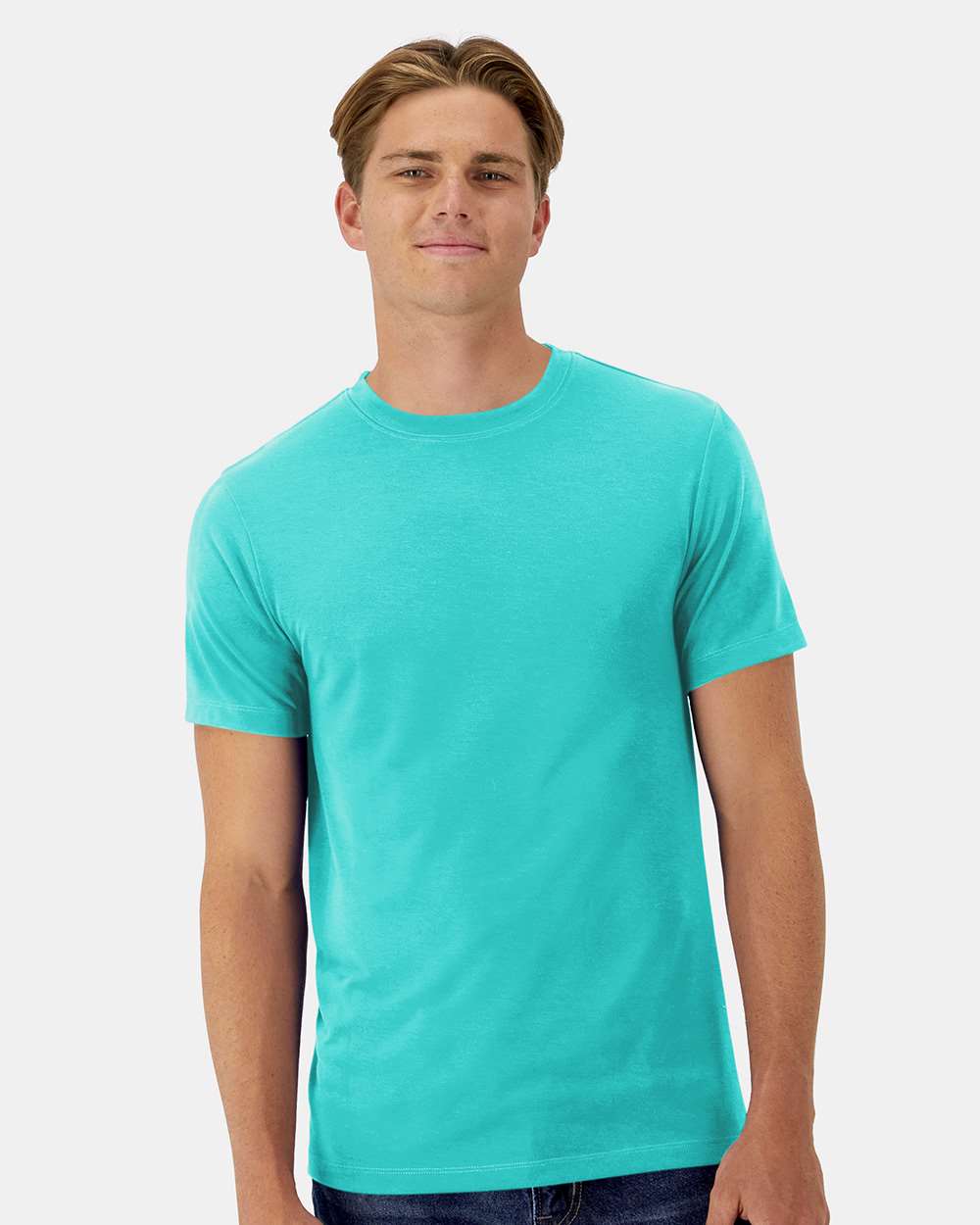 Unisex Cool DRI® Cotton Touch T-Shirt - OnModelFront - B10000193 - Athletic Teal