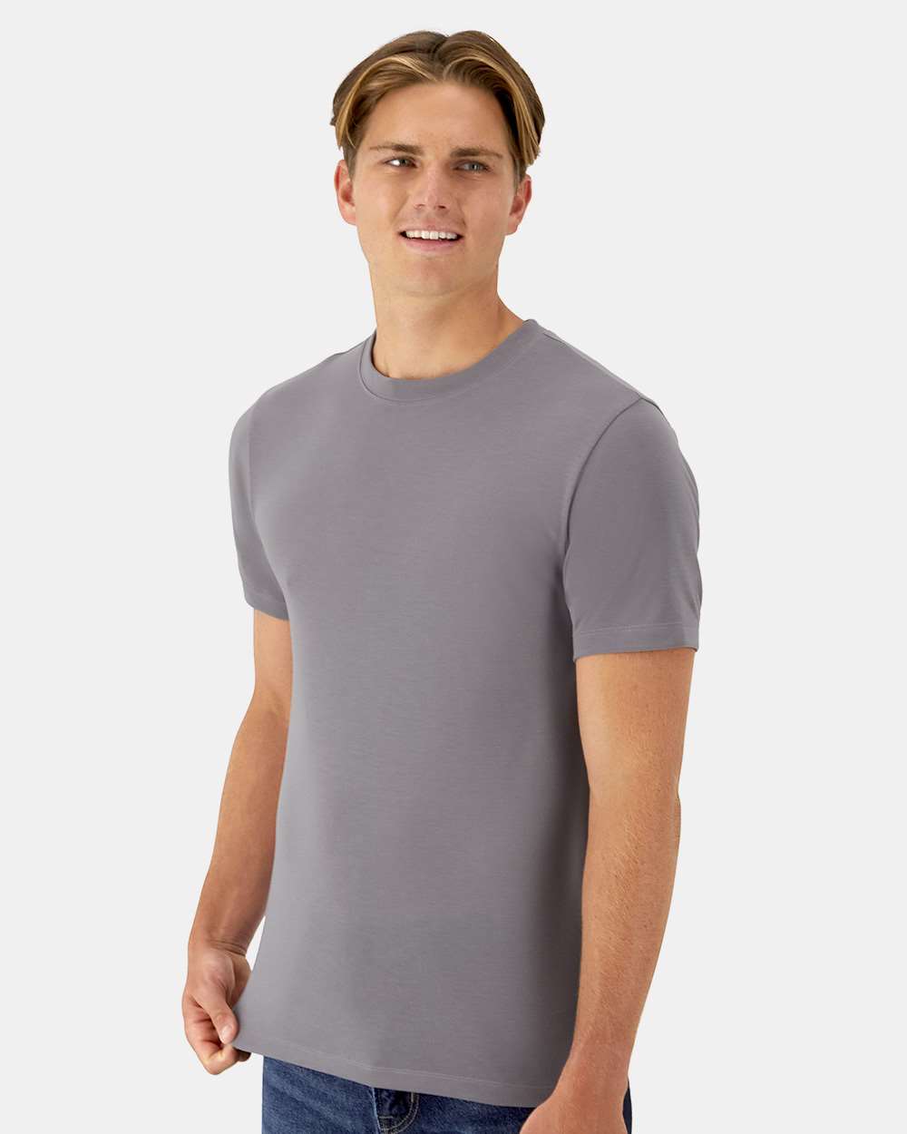 Unisex Cool DRI® Cotton Touch T-Shirt - OnModelSide - B10000133 - Graphite