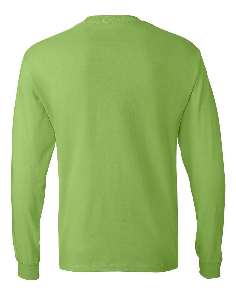 Authentic Long Sleeve T-Shirt - Back - B06000173 - Lime