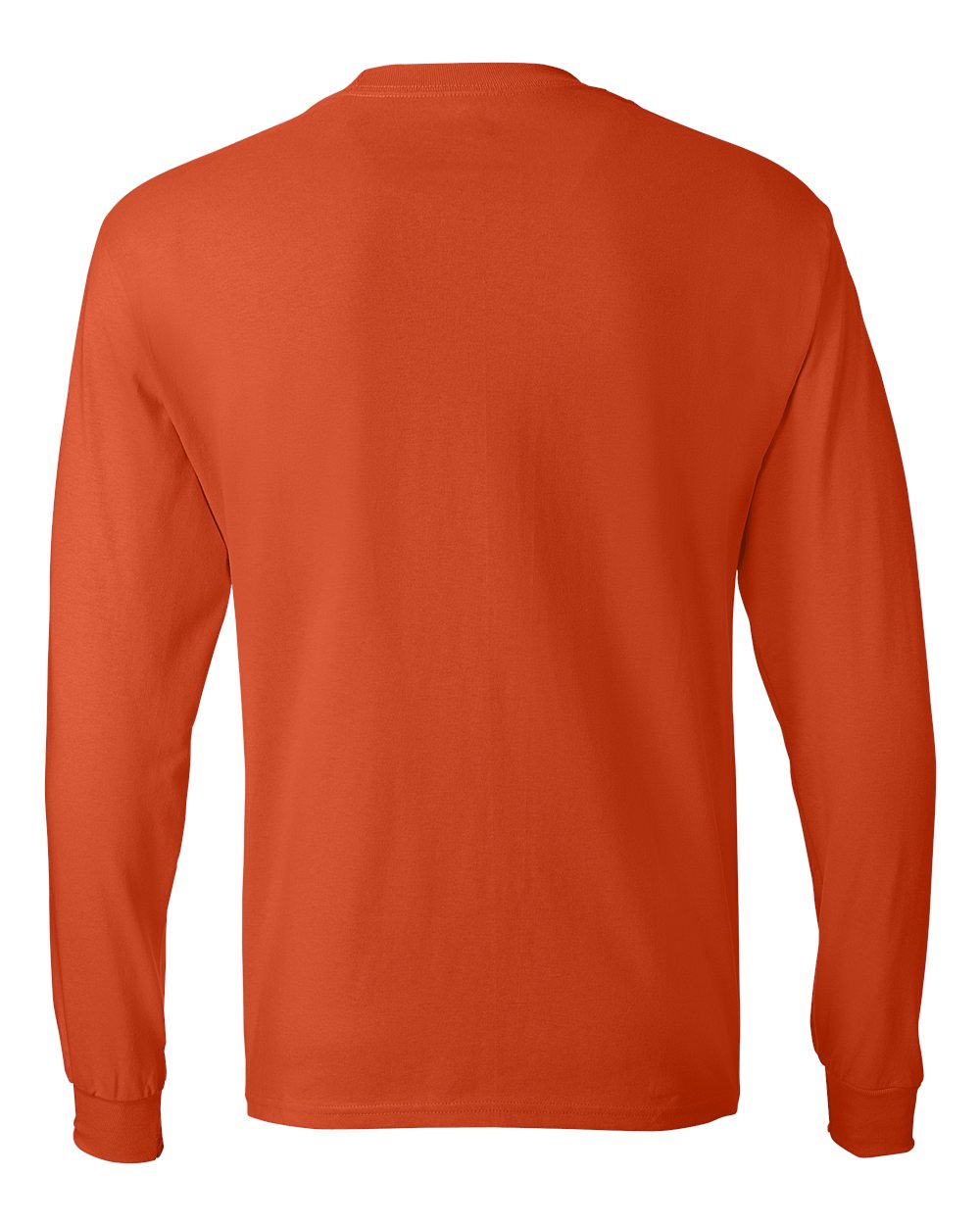 Authentic Long Sleeve T-Shirt - Back - B06000663 - Orange