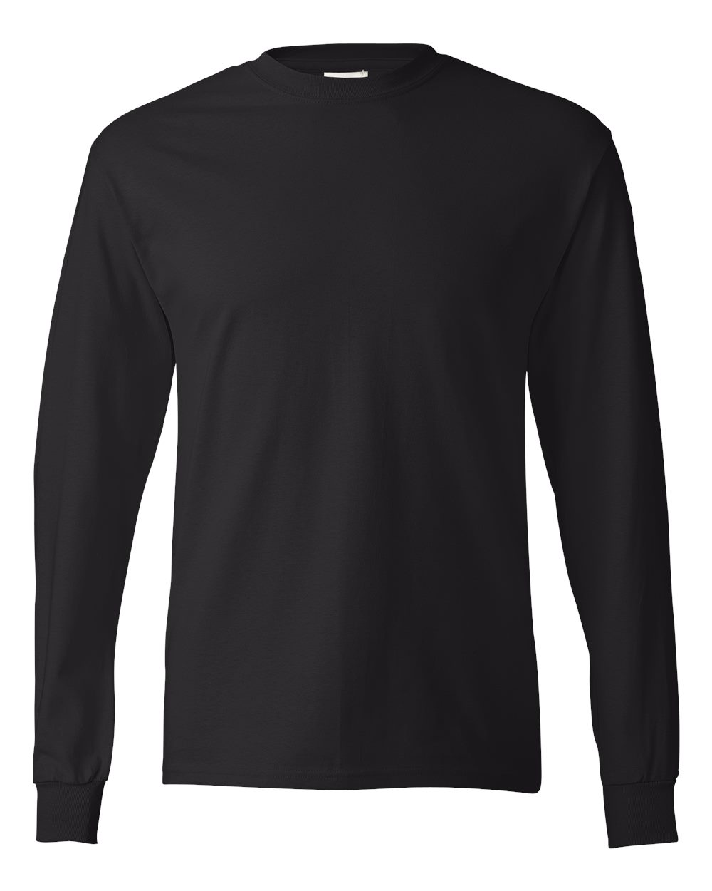 Authentic Long Sleeve T-Shirt - Front - B06000503 - Black