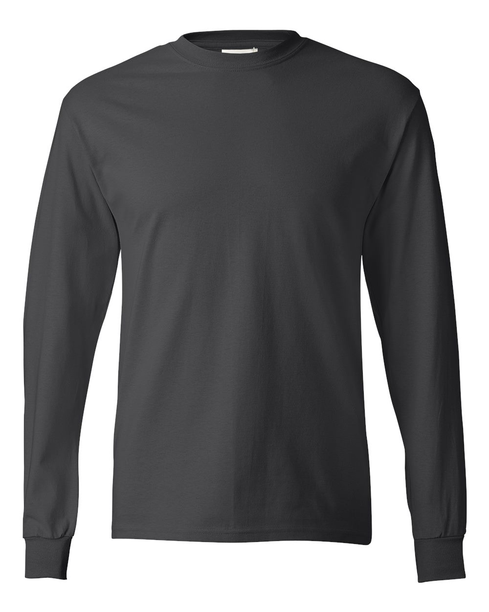 Authentic Long Sleeve T-Shirt - Front - B06000513 - Smoke Grey