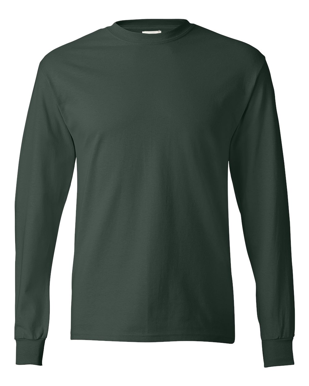 Authentic Long Sleeve T-Shirt - Front - B06000873 - Deep Forest