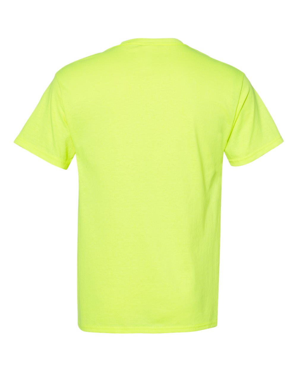 Unisex Ecosmart™ T-Shirt - Back - B06500163 - Safety Green