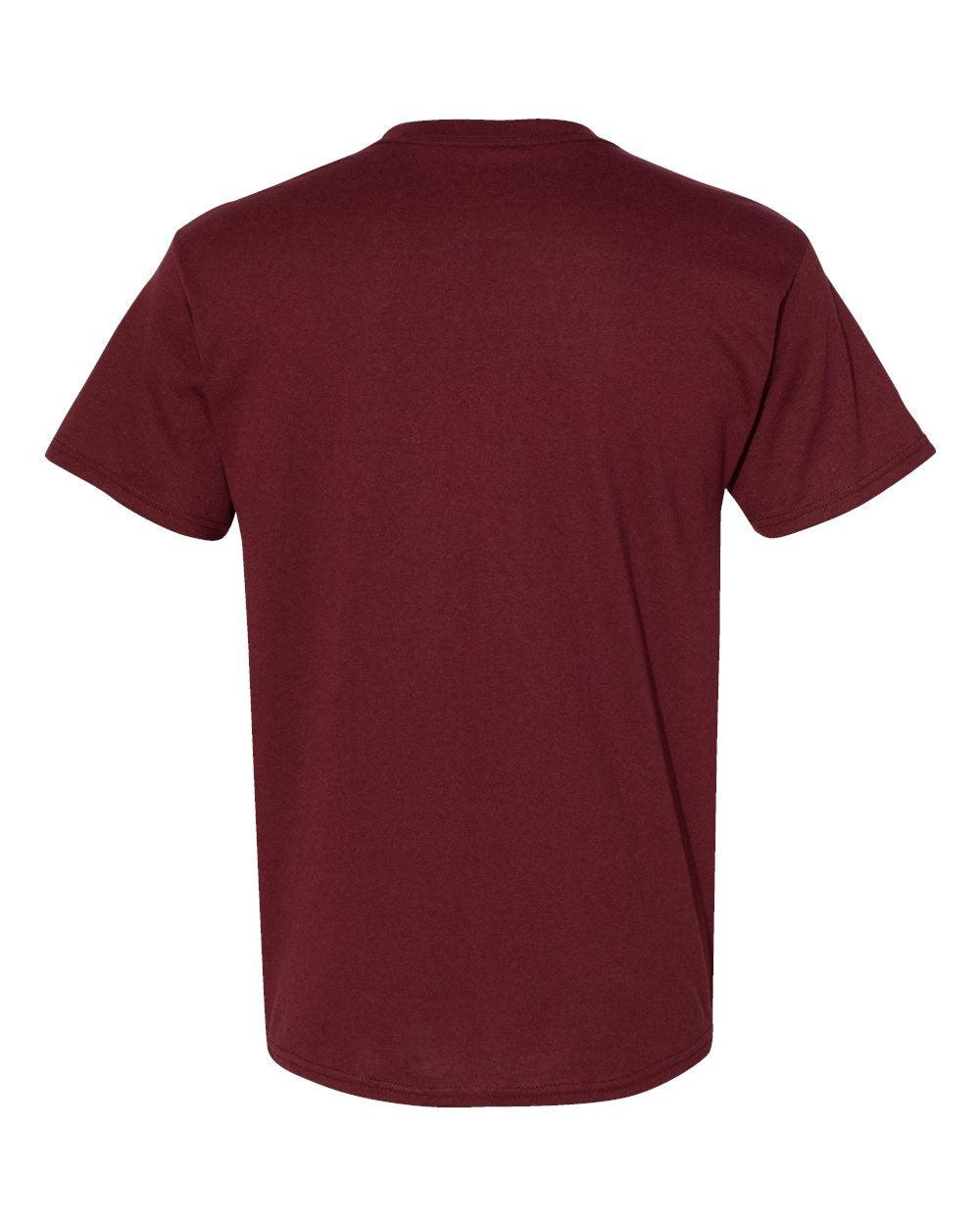 Unisex Ecosmart™ T-Shirt - Back - B06500533 - Maroon