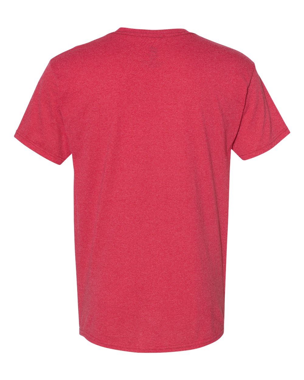 Unisex Ecosmart™ T-Shirt - Back - B06500703 - Heather Red