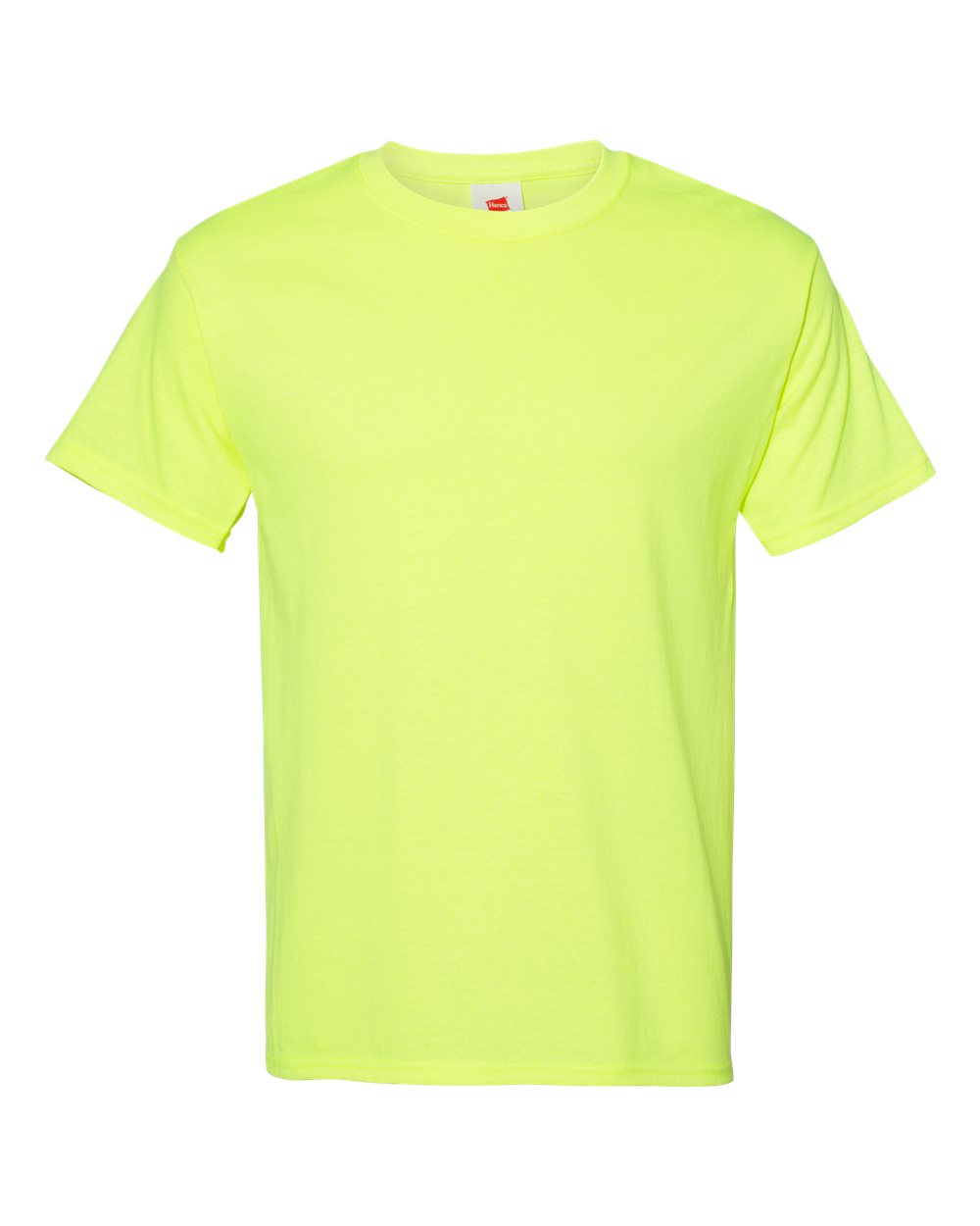 Unisex Ecosmart™ T-Shirt - Front - B06500163 - Safety Green
