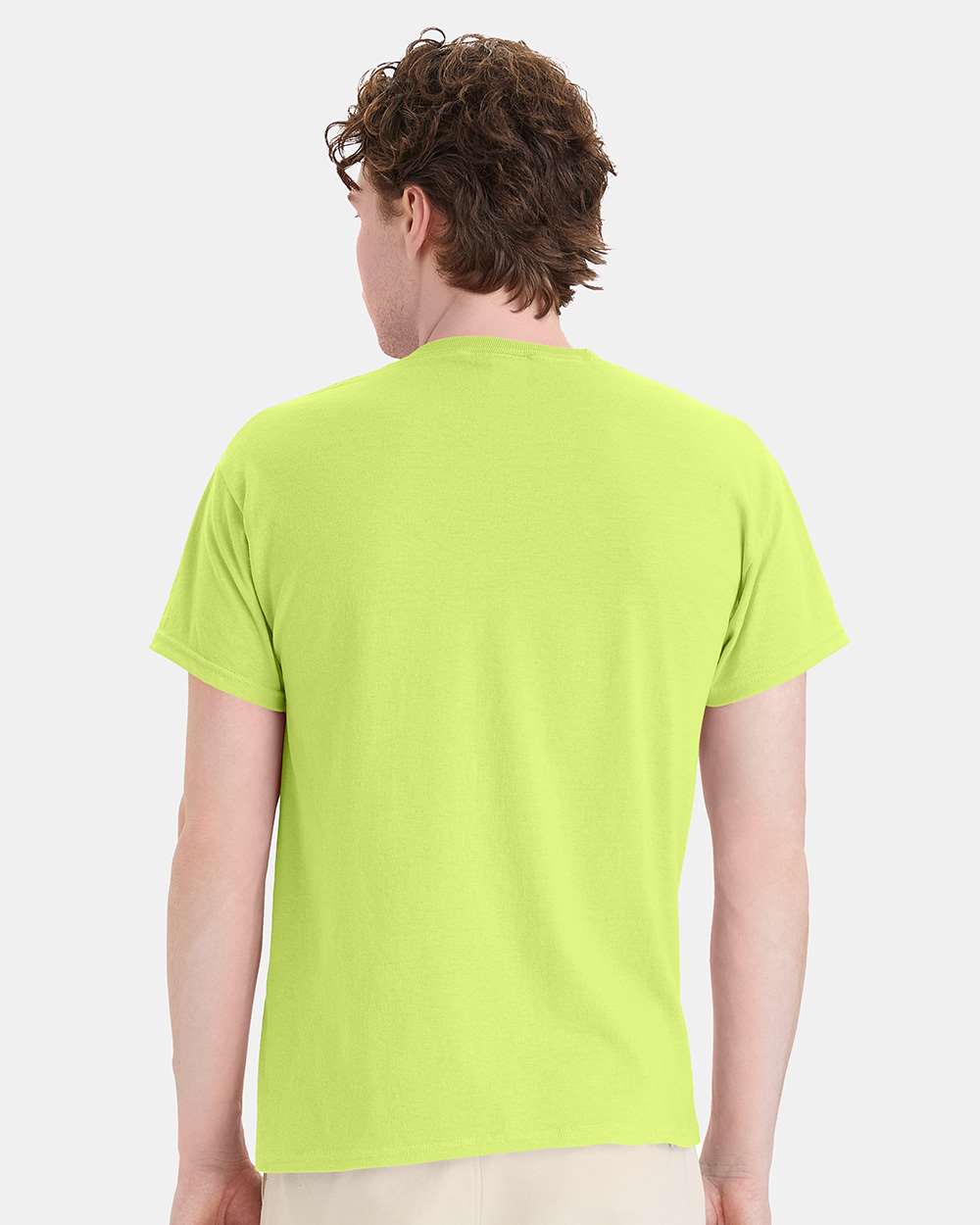 Unisex Ecosmart™ T-Shirt - OnModelBack - B06500163 - Safety Green