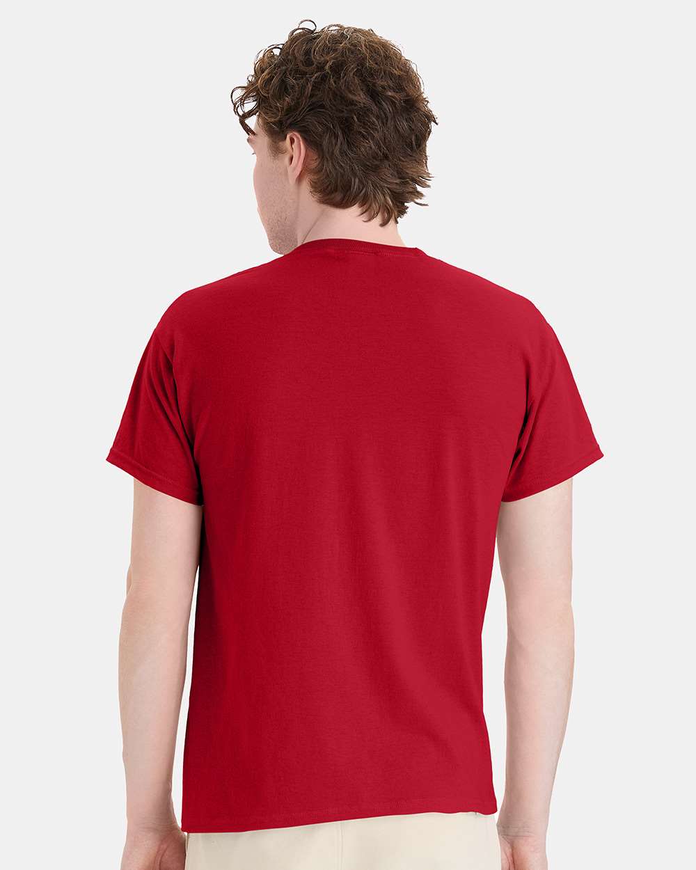 Unisex Ecosmart™ T-Shirt - OnModelBack - B06500223 - Deep Red