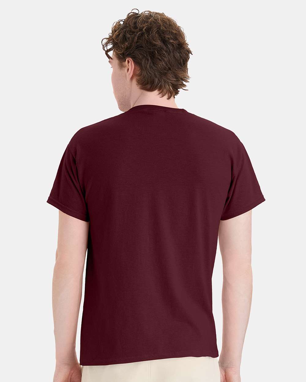 Unisex Ecosmart™ T-Shirt - OnModelBack - B06500533 - Maroon