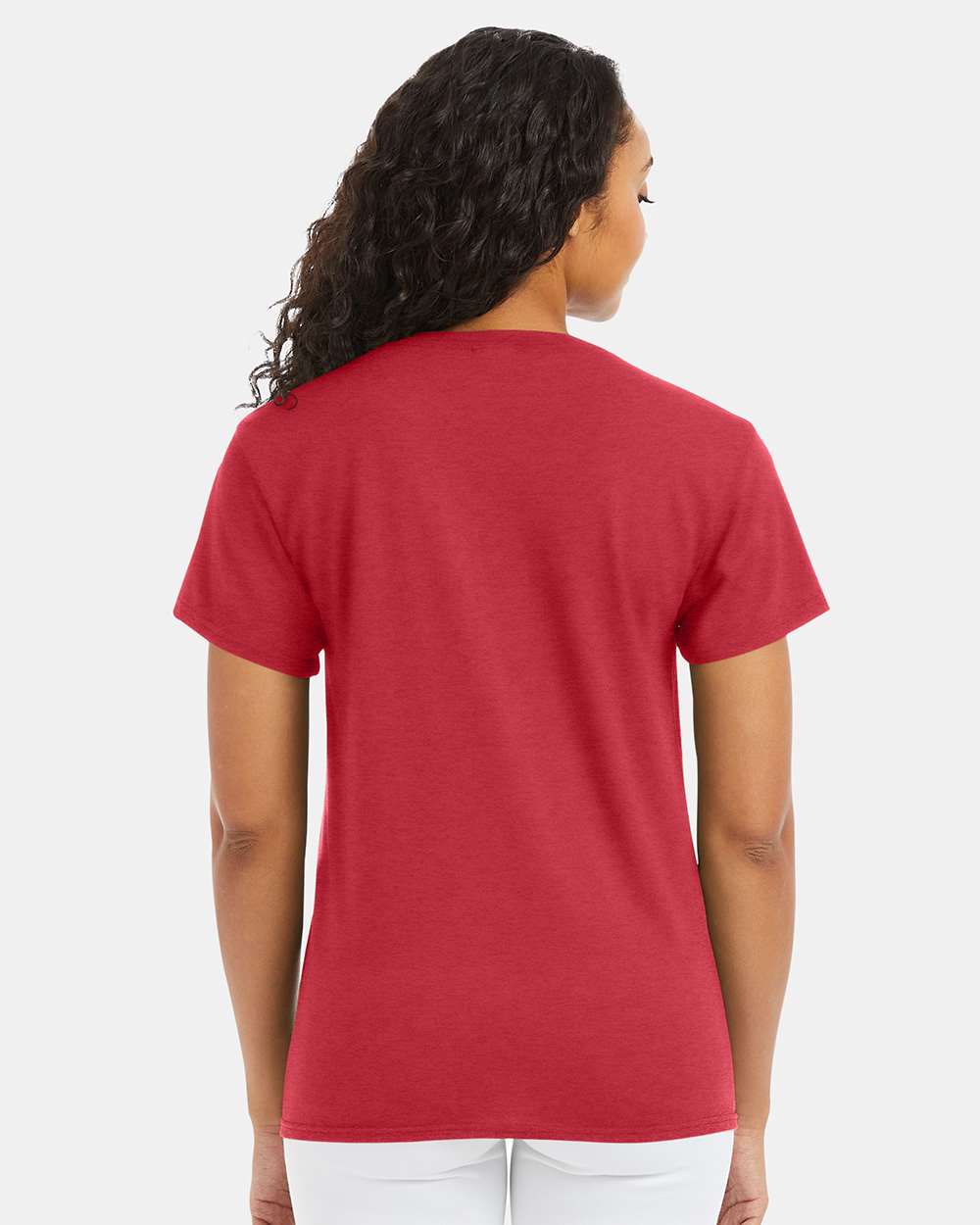 Unisex Ecosmart™ T-Shirt - OnModelBack - B06500703 - Heather Red