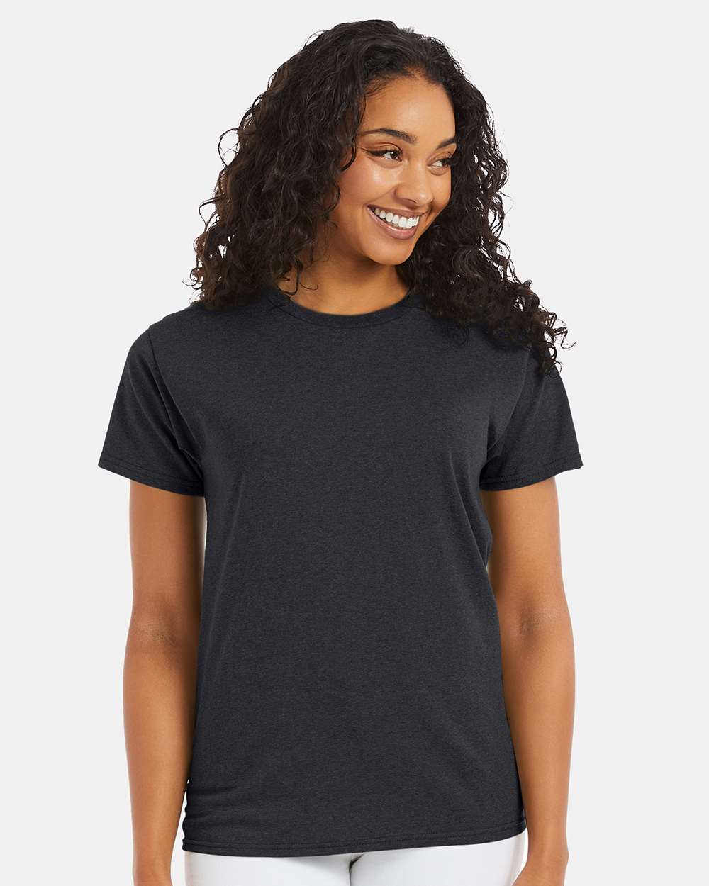 Unisex Ecosmart™ T-Shirt - OnModelFront - B06500093 - Charcoal Heather