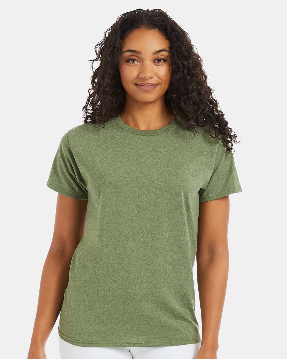 Unisex Ecosmart™ T-Shirt - OnModelFront - B06500193 - Heather Green