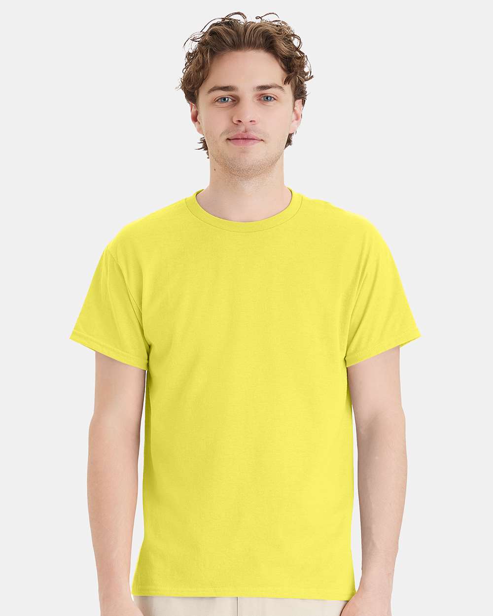 Unisex Ecosmart™ T-Shirt - OnModelFront - B06500413 - Yellow