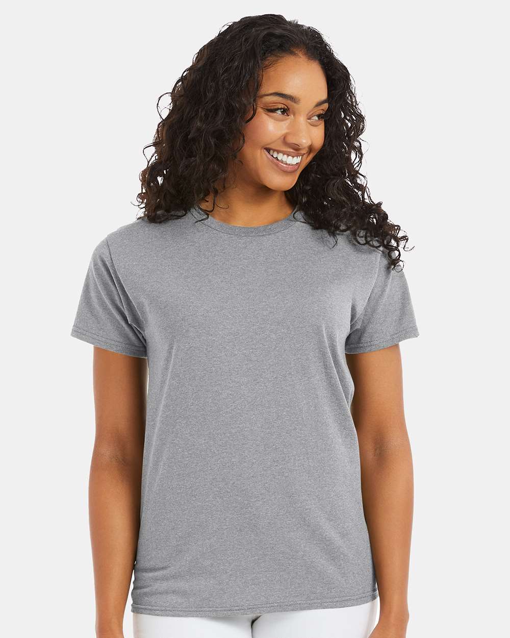 Unisex Ecosmart™ T-Shirt - OnModelFront - B06500583 - Light Steel