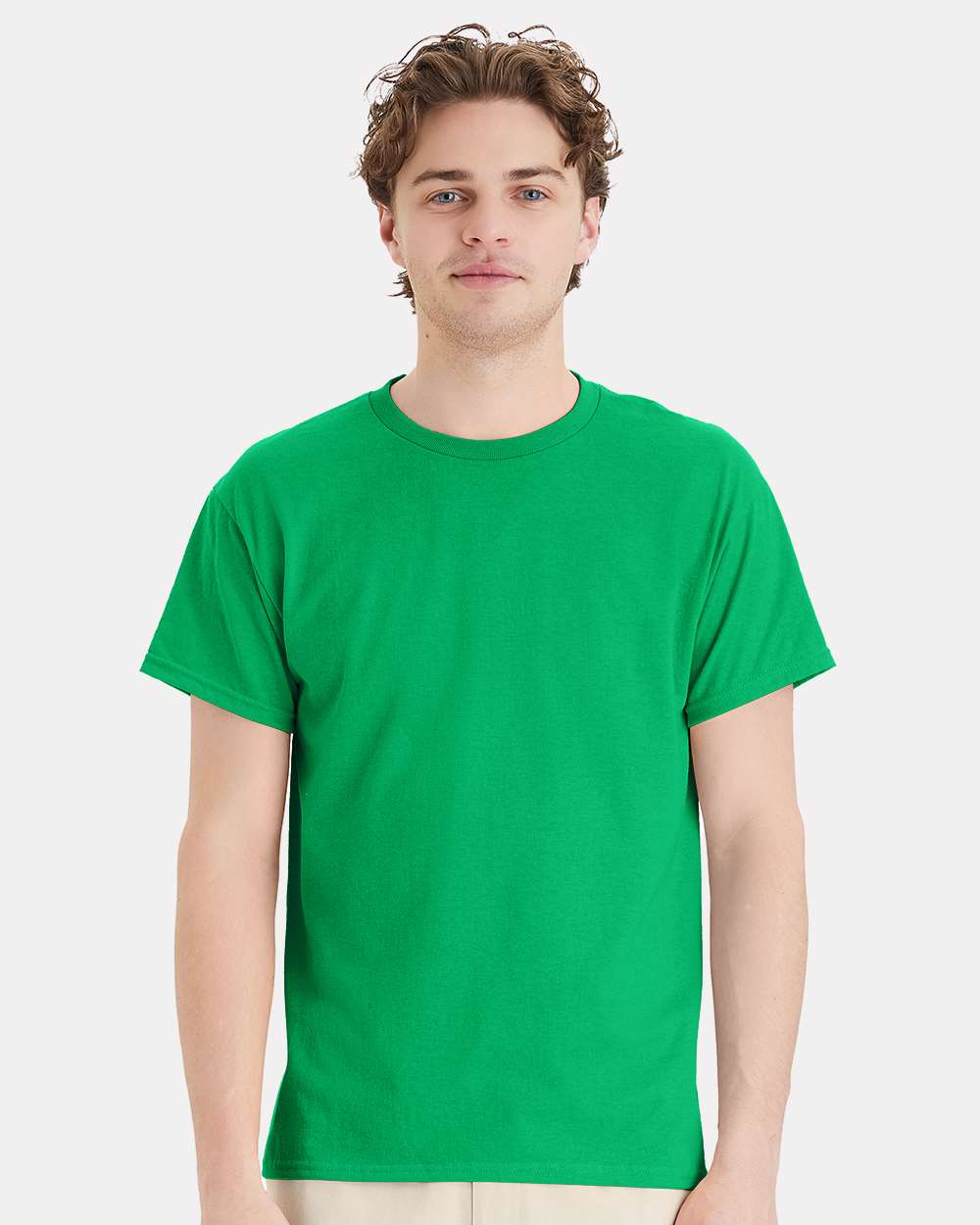 Unisex Ecosmart™ T-Shirt - OnModelFront - B06500603 - Kelly Green