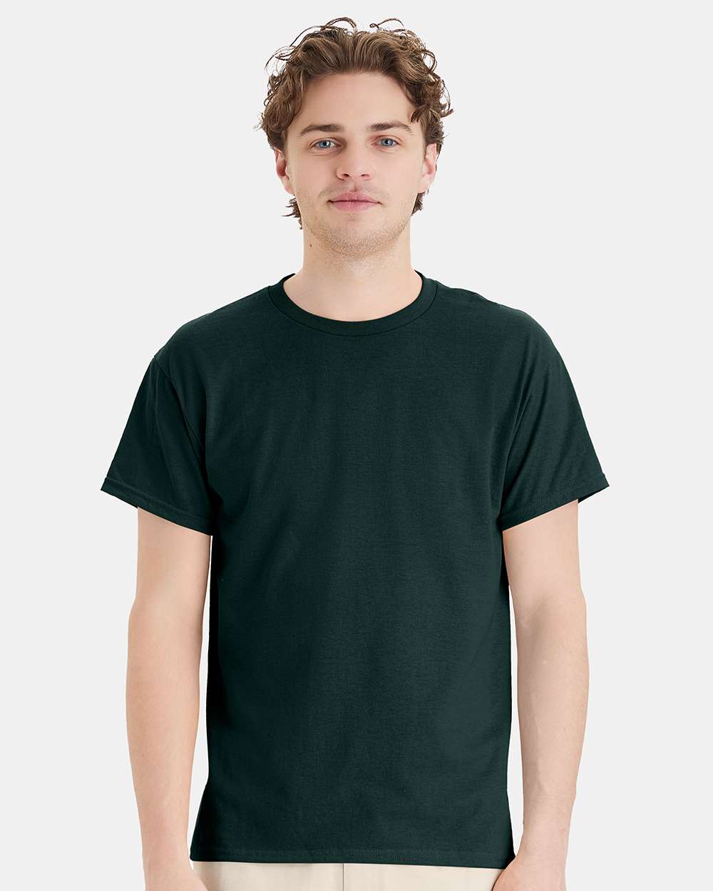 Unisex Ecosmart™ T-Shirt - OnModelFront - B06500873 - Deep Forest
