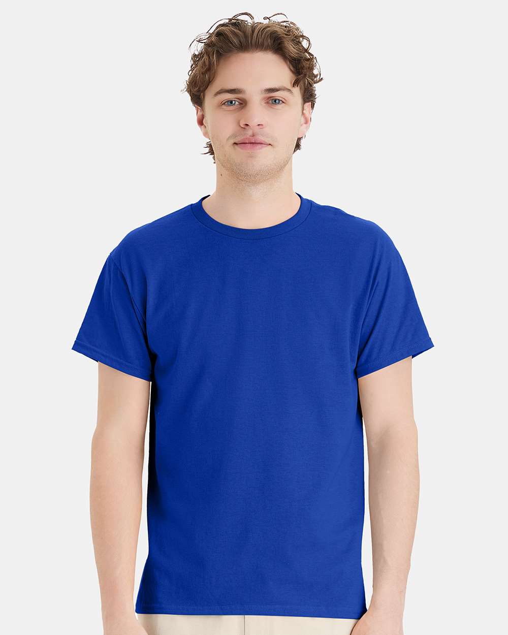 Unisex Ecosmart™ T-Shirt - OnModelFront - B06500883 - Deep Royal