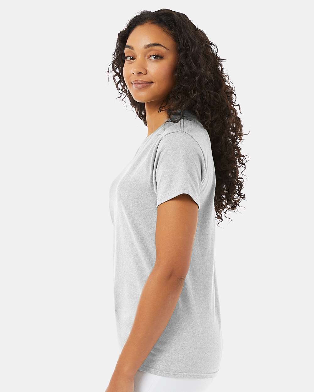 Unisex Ecosmart™ T-Shirt - OnModelSide - B06500023 - Ash
