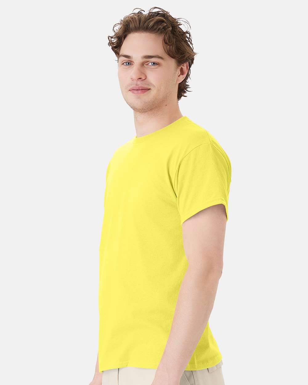 Unisex Ecosmart™ T-Shirt - OnModelSide - B06500413 - Yellow