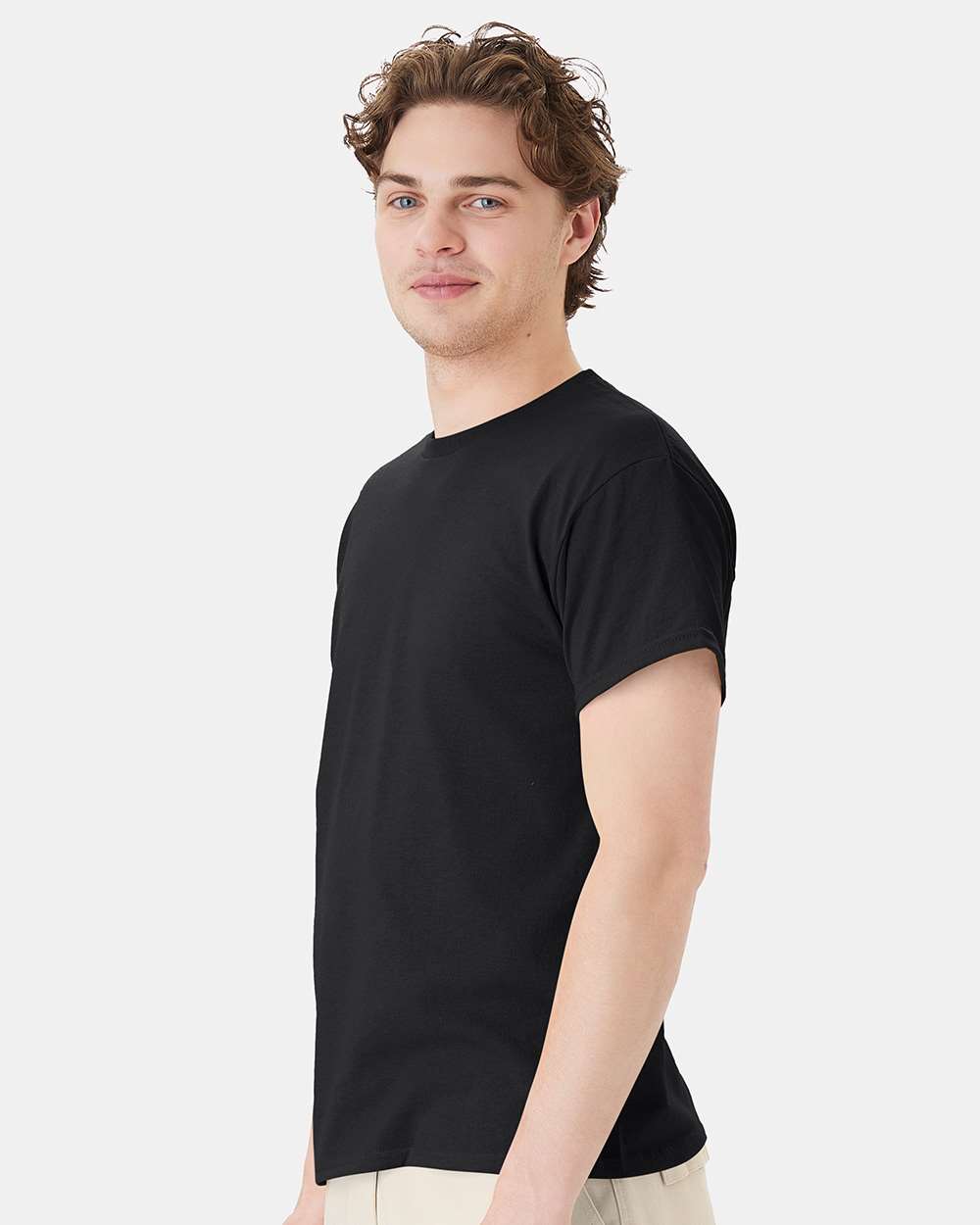 Unisex Ecosmart™ T-Shirt - OnModelSide - B06500503 - Black