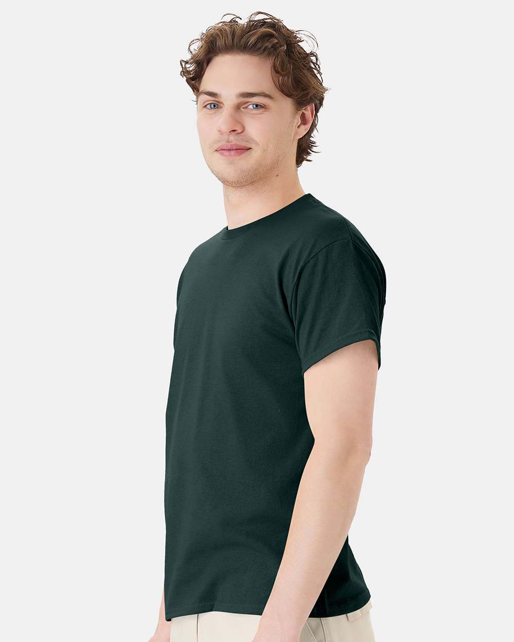 Unisex Ecosmart™ T-Shirt - OnModelSide - B06500873 - Deep Forest