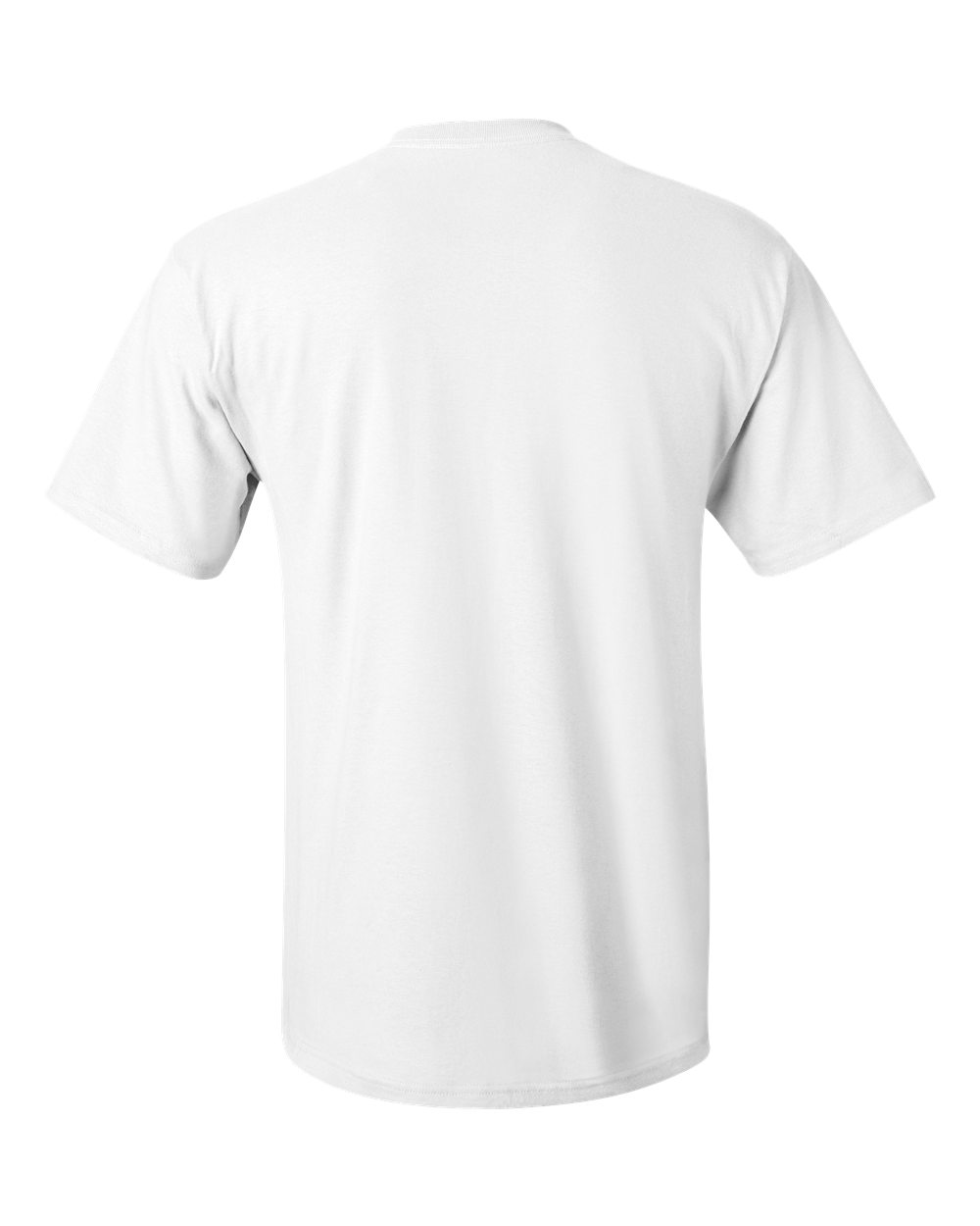 Men's Authentic Pocket T-Shirt - Back - B07000003 - White