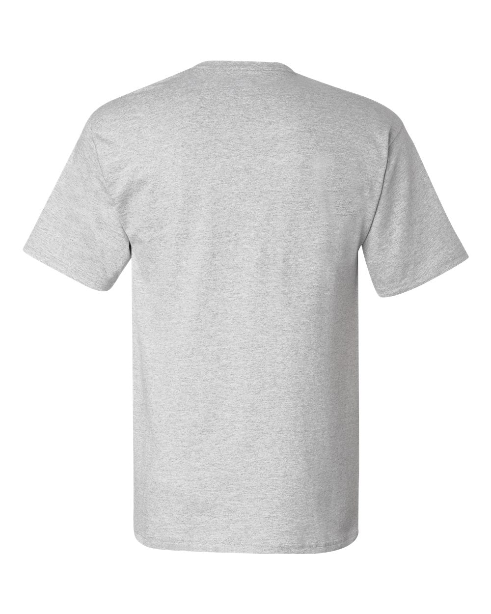 Men's Authentic Pocket T-Shirt - Back - B07000023 - Ash