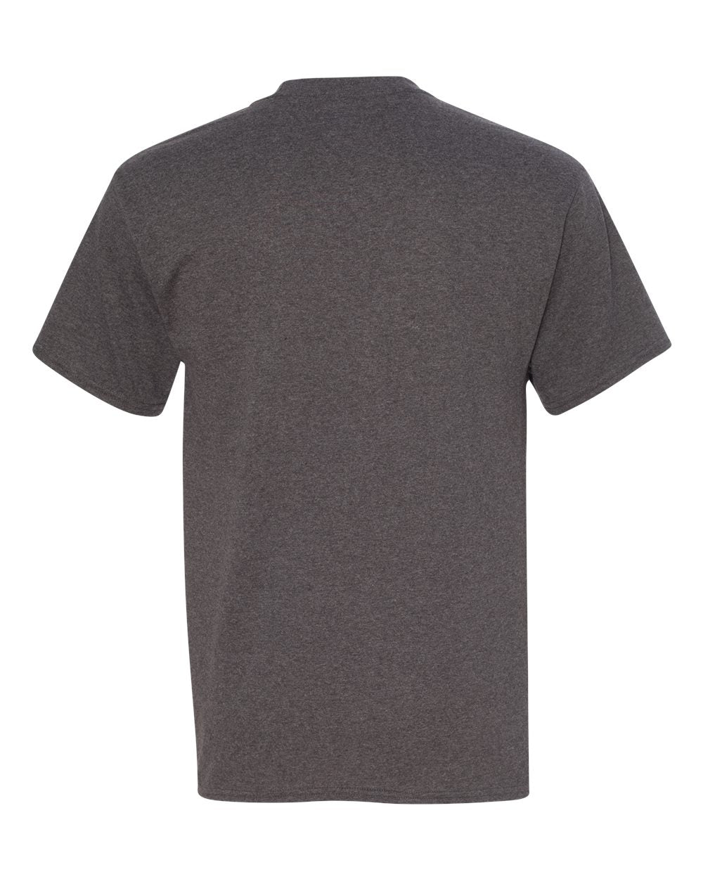 Men's Authentic Pocket T-Shirt - Back - B07000093 - Charcoal Heather