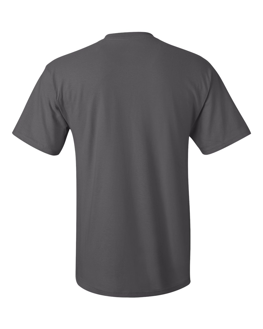 Men's Authentic Pocket T-Shirt - Back - B07000513 - Smoke Grey