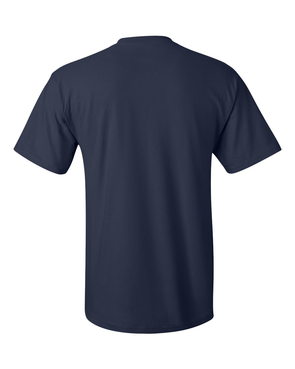 Men's Authentic Pocket T-Shirt - Back - B07000653 - Navy