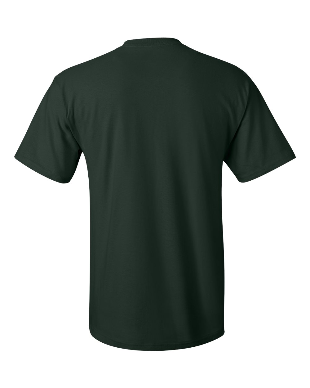 Men's Authentic Pocket T-Shirt - Back - B07000873 - Deep Forest