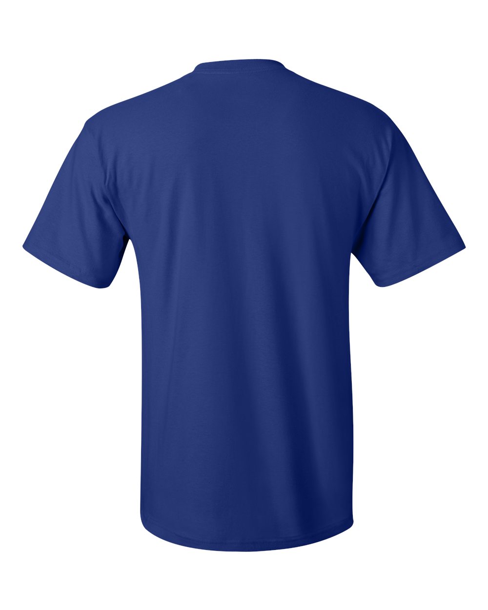 Men's Authentic Pocket T-Shirt - Back - B07000883 - Deep Royal