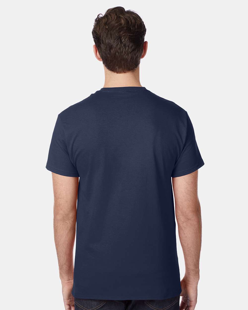 Men's Authentic Pocket T-Shirt - OnModelBack - B07000653 - Navy