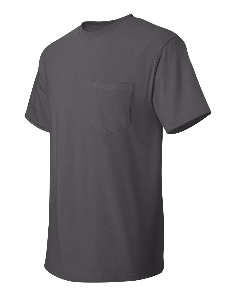 Men's Authentic Pocket T-Shirt - Side - B07000513 - Smoke Grey