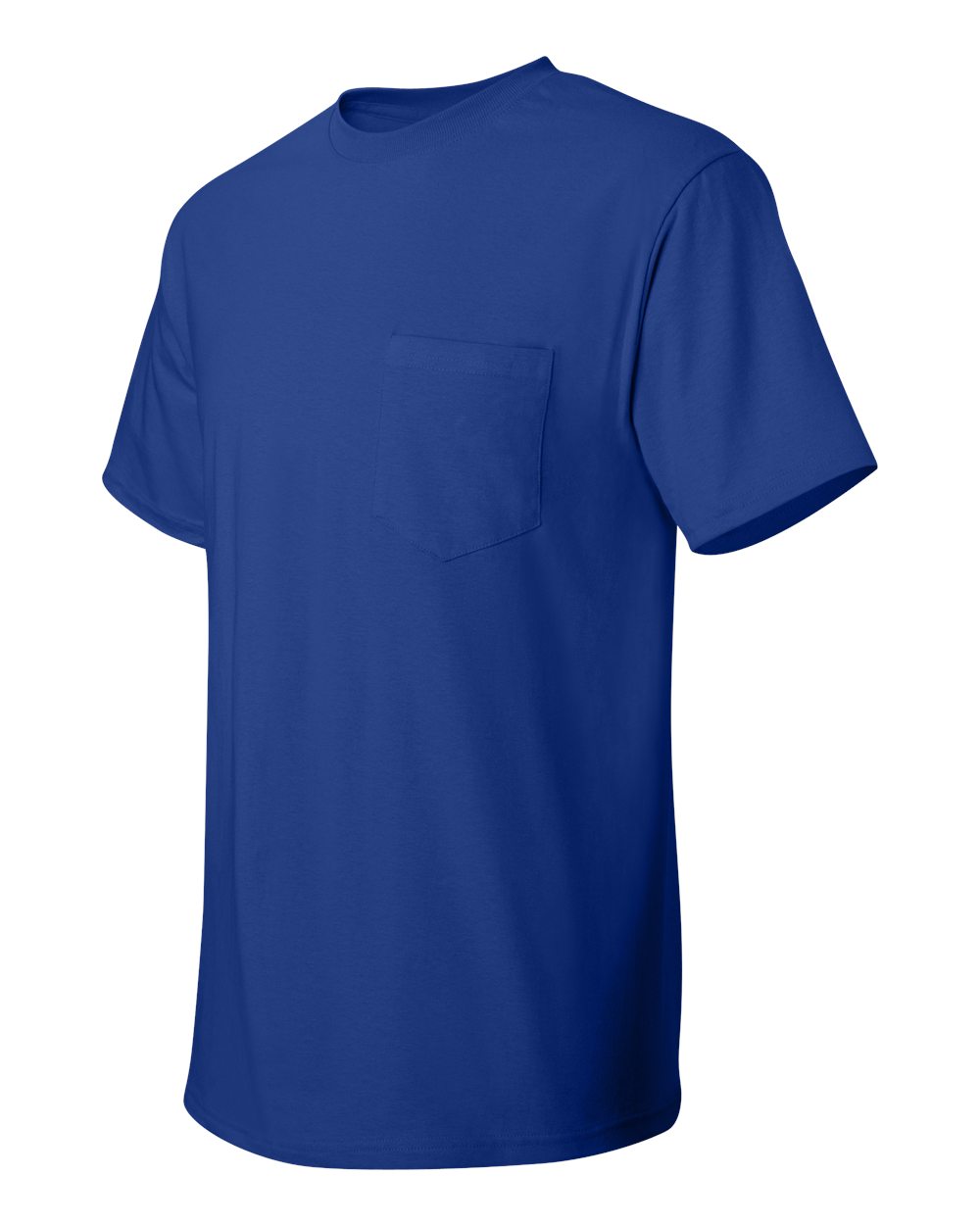Men's Authentic Pocket T-Shirt - Side - B07000883 - Deep Royal