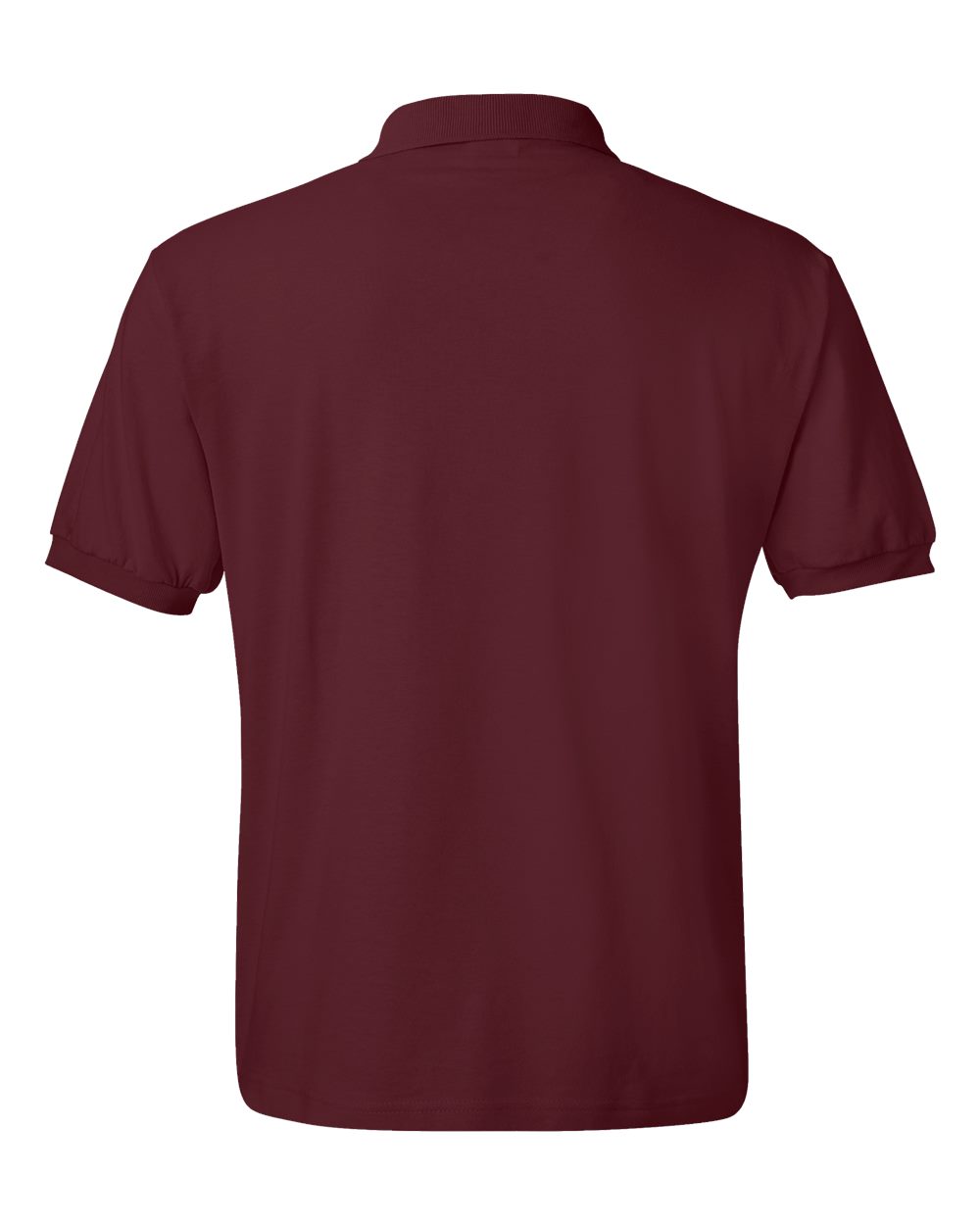 Men's Ecosmart® Jersey Polo - Back - B11000533 - Maroon