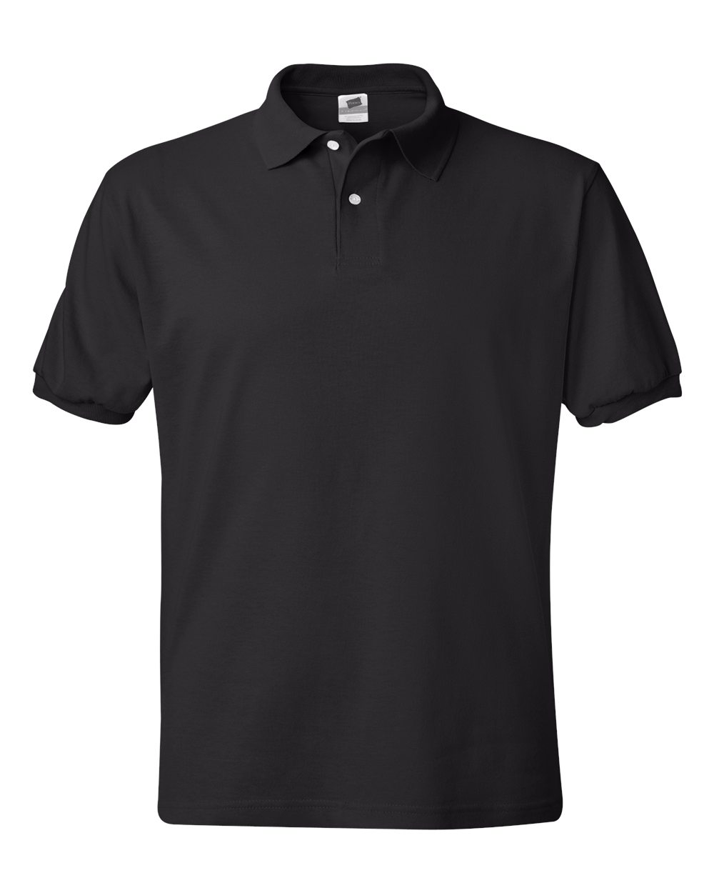 Men's Ecosmart® Jersey Polo - Front - B11000503 - Black